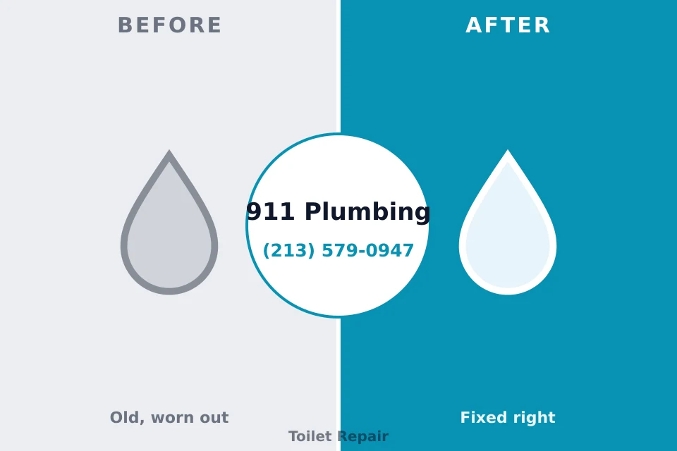 Before and after: plumbing company Twentynine Palms, CA